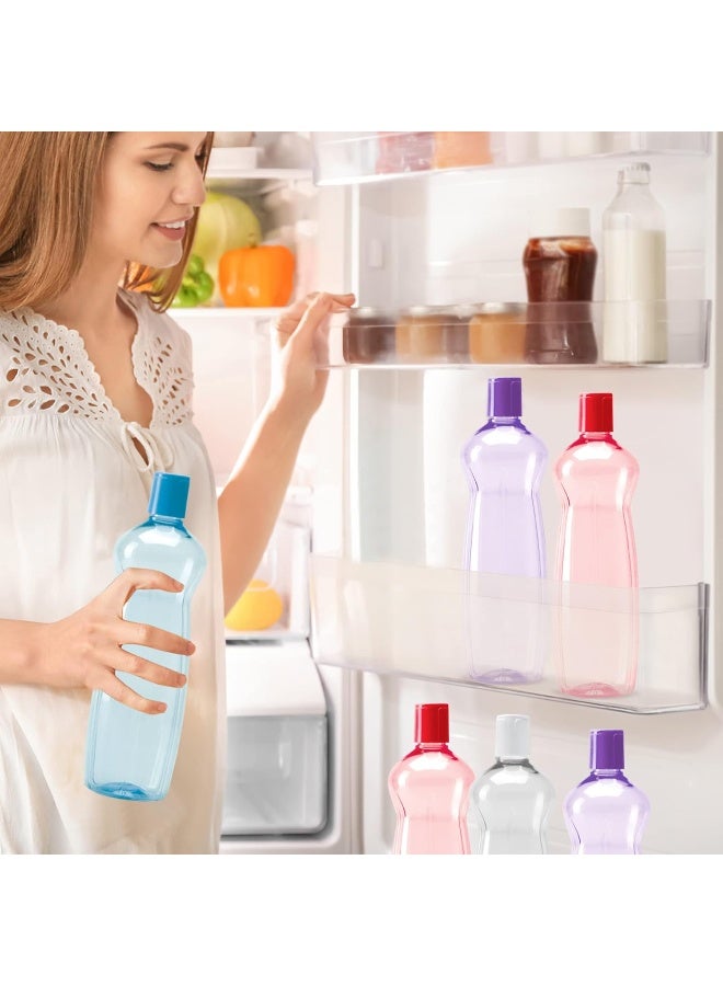 Milton زجاجة مياه باسيفيك مع غطاء قابلة لإعادة الاستخدام مضادة للتسرب 34 أونصة مجموعة من 6 عبوات زرقاء، بلاستيك كبير مثالي للدراجات، التخييم، المشي، الصالة الرياضية، اليوغا، السفر، في الهواء الطلق، رائعة للعصائر والحليب - Image 5