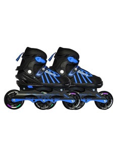 ENDLESS  EL1031 Inline Adjustable Skates Small Size 29 EUR (UK 11.5) - 33 EUR (UK 2) for 3 to 6 Years |Aluminium Chassis and 100 mm PU Three Wheels | With ABEC 9 Bearings | Indoor and Outdoor  - Image 1