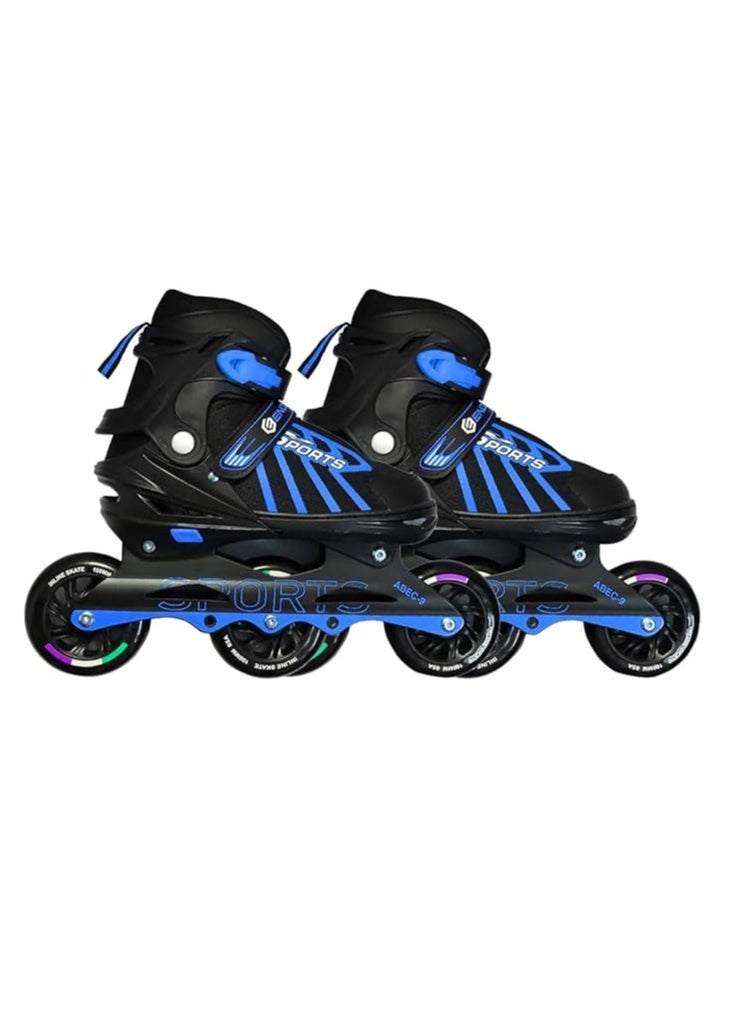 ENDLESS  EL1031 Inline Adjustable Skates Small Size 29 EUR (UK 11.5) - 33 EUR (UK 2) for 3 to 6 Years |Aluminium Chassis and 100 mm PU Three Wheels | With ABEC 9 Bearings | Indoor and Outdoor  - Image 1