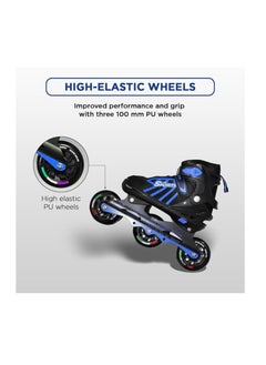 ENDLESS  EL1031 Inline Adjustable Skates Small Size 29 EUR (UK 11.5) - 33 EUR (UK 2) for 3 to 6 Years |Aluminium Chassis and 100 mm PU Three Wheels | With ABEC 9 Bearings | Indoor and Outdoor  - Image 5
