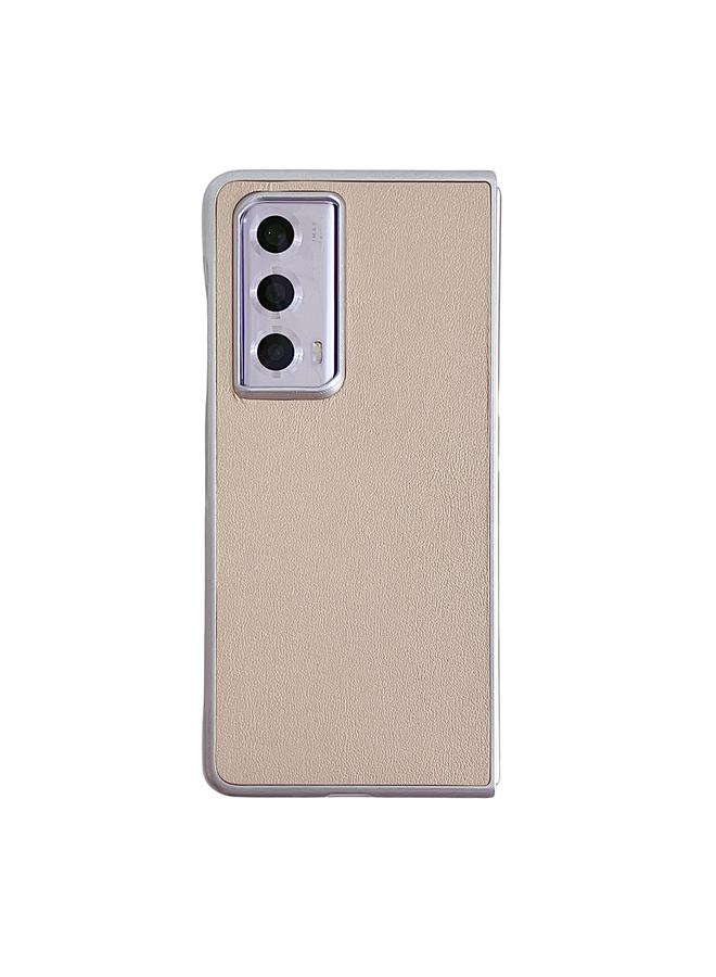 Green Tiger For Honor Magic Vs2 Morandi Pearlescent Paint Shockproof Phone Case(Gold)