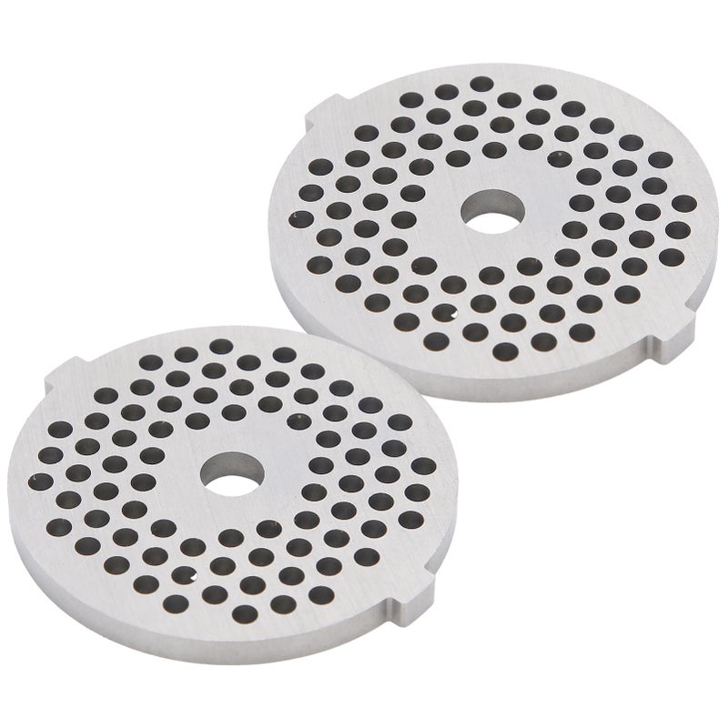 2Pcs Electric Mincer Blade Stainless Steel Grinding Plate Round Hole for 5#/B Type Grinder(3mm 56 Holes ) - Image 4