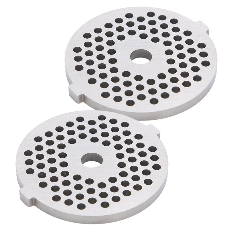 2Pcs Electric Mincer Blade Stainless Steel Grinding Plate Round Hole for 5#/B Type Grinder(3mm 56 Holes ) - Image 2