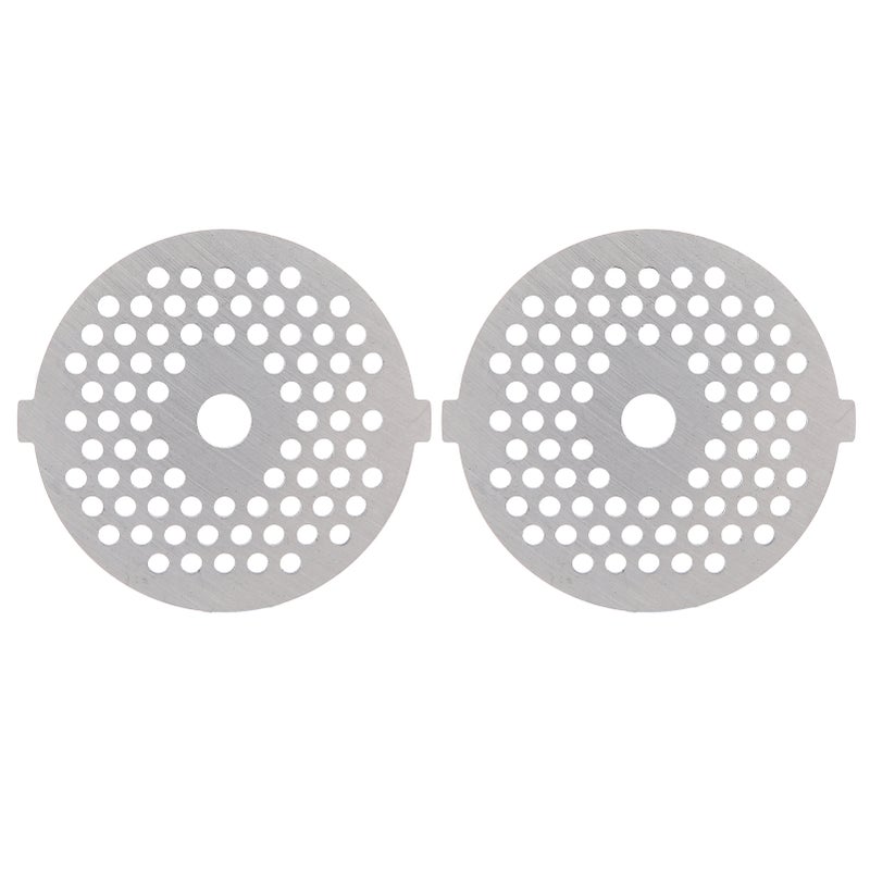 2Pcs Electric Mincer Blade Stainless Steel Grinding Plate Round Hole for 5#/B Type Grinder(3mm 56 Holes ) - Image 1