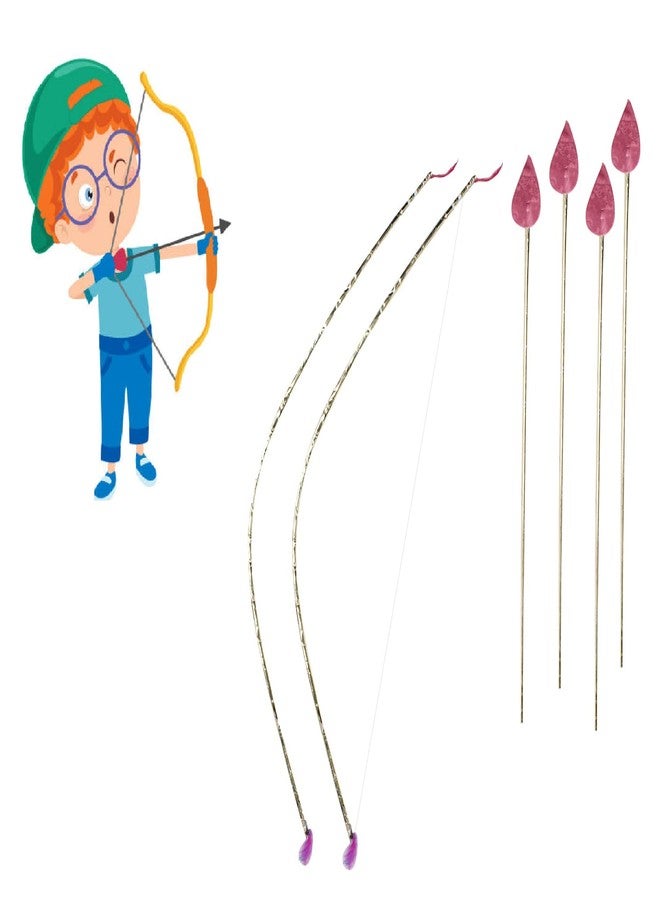 Ekan Kids Bow & Arrow Toy for Boys Target Shooting Game Bow Arrow Toys for Boys Kids for Outdoor Play (Multicolor) - Image 1