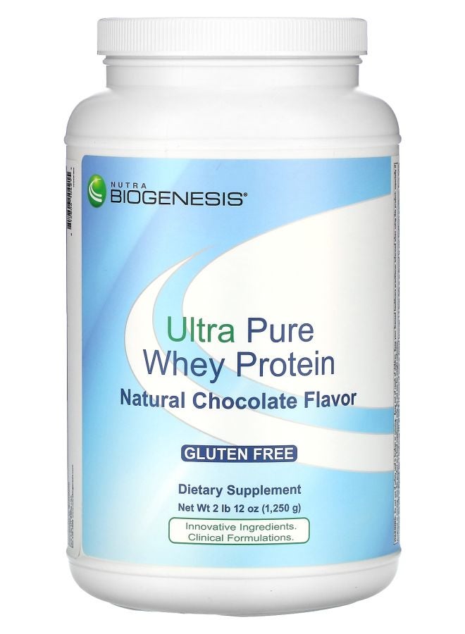 Nutra BioGenesis Ultra Pure Whey Protein Natural Chocolate 2 lb 12 oz (1250 g) - Image 1