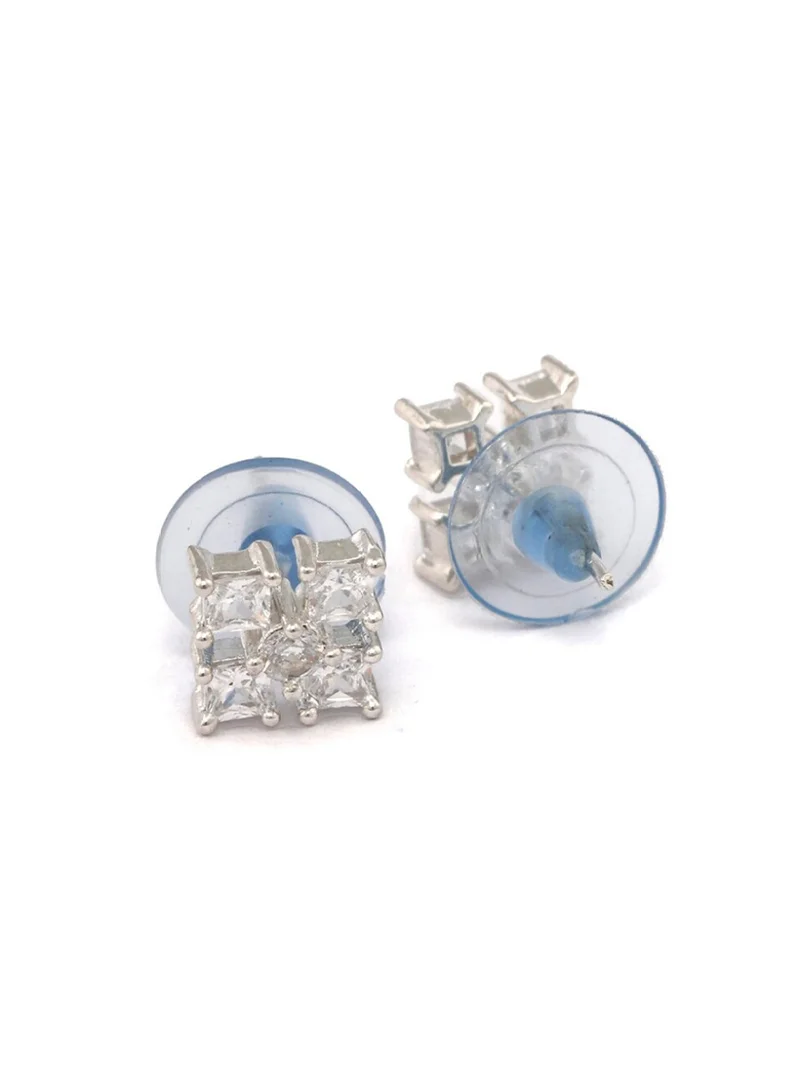 Priyaasi 925 Sterling Floral Studs Earrings