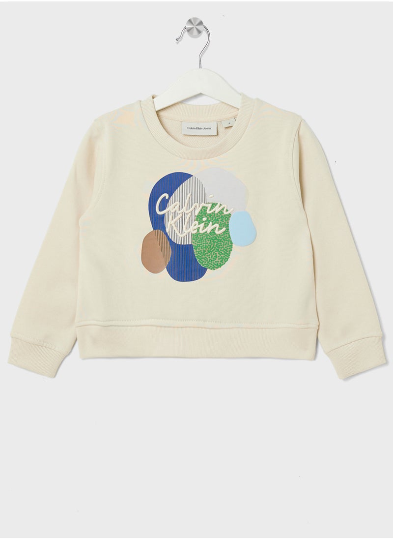 Calvin Klein Jeans Kids Graphic Logo Sweatshirt  - Image 1
