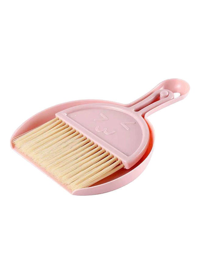 NIBEMINENT Desktop Cleaning Brush Set Pink - Image 1