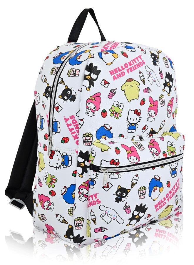 Fast Forward Sanrio Hello Kitty Backpack for Women, Men, Unisex | Cute PU Leather Large Hello Kitty and Friends Backpack Purse Shoulder Purse | Hello Kitty Bag and Hello Kitty Accessories - Image 2
