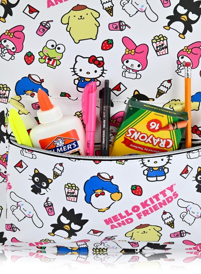 Fast Forward Sanrio Hello Kitty Backpack for Women, Men, Unisex | Cute PU Leather Large Hello Kitty and Friends Backpack Purse Shoulder Purse | Hello Kitty Bag and Hello Kitty Accessories - Image 5