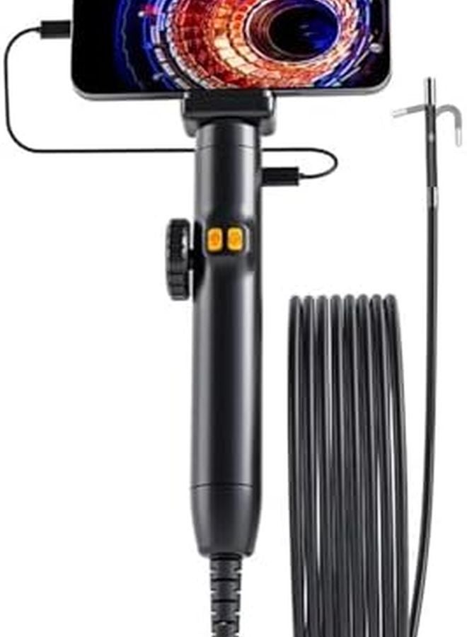 2M 6mm Endoscope Inspection Camera Flexible 360 Degree Articulating Borescope Adjustable LED - Image 4