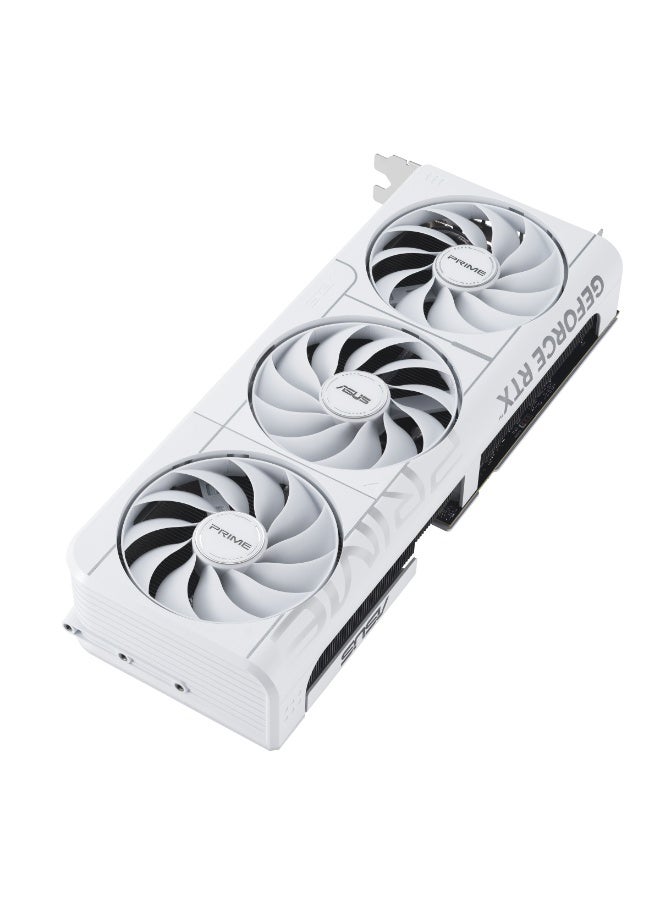 ASUS Prime RTX 5070 OC White 12GB GDDR7 Graphics Card, 2587MHz Boost, 192-Bit, PCIe 4.0, Triple Fan, DLSS 4, Ray Tracing, 1x HDMI 2.1b, 3x DP 2.1, 16-Pin Power, 750W PSU, SFF Ready, 90YV0M19-M0NA00 White - Image 5