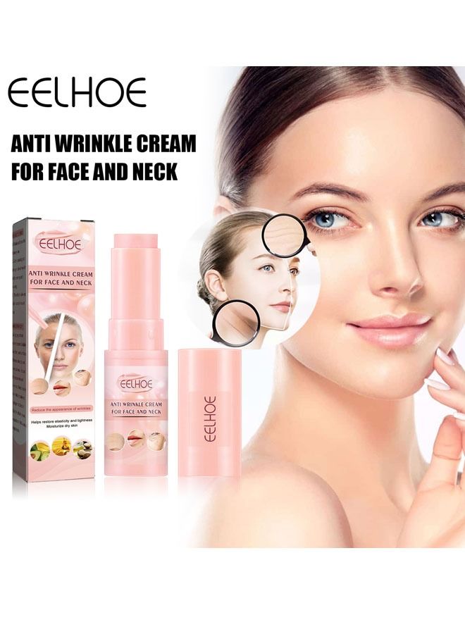 إيلهو كريم الوجه والرقبة المضادة للتجاعيد كريم عصا تخفيف الخطوط الدقيقة في الوجه ، ترطيب ثبات مكافحة الشيخوخة إصلاح كريم عصا - Image 2