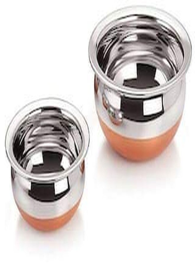 Liolis Stainless Steel Serving Bowls Handi, (400 Ml, 700 Ml, 1200 Ml, 1700 Ml, 2500 Ml, 5 Piece, Silver Stainless Steel) - Image 4