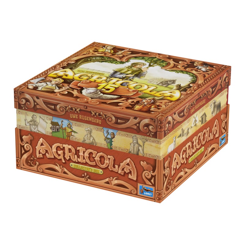 Lookout Agricola 15th Anniversary Collector's Box | Exclusive Storage Box | Conveniently Store and Organize Cards and Components from The Agricola Base Game and Expansions | Made by Lookout Games - Image 1