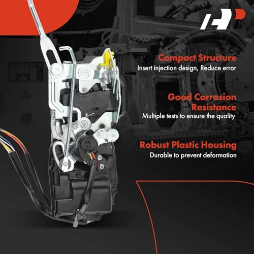 A-Premium مجموعة مشغل قفل باب السائق الأمامي A-Premium 69040-0C010 مشغل قفل باب الطاقة الأمامي الأيسر متوافق مع تويوتا تاكوما 1998 1999 2000 2001 2002 2003 2004 - Image 5