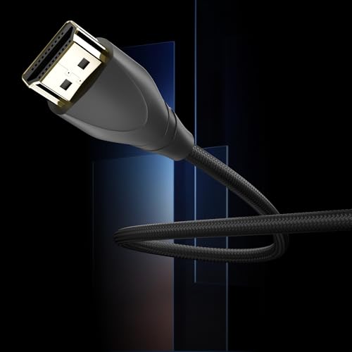 Basesailor HDMI 2.1 Cable 3M, Ultra High Speed 48Gbps Cord with Ethernet, 8K@60Hz 4K@120Hz UHD,Dolby Vision DTS,eARC,HDR10,3D, Compatible with TV,Monitor,Laptop,PS5,Xbox & HDMI Enabled Devices - Image 5