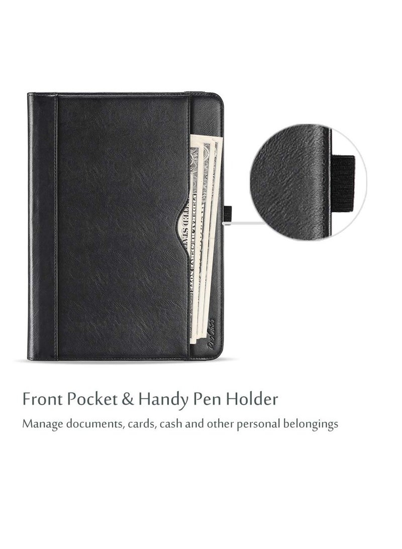 Procases 10" 10.1" Inch Tablet Case Universal Protective Cover Stand Folio Case Touchscreen Tablet with 360 Degree Rotatable Kickstand Black - Image 3