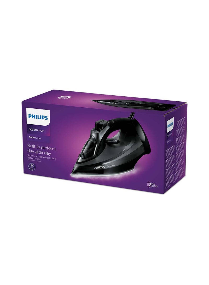 Philips 5000 Series Steam Iron 2600 W DST5040/86 Black - Image 4