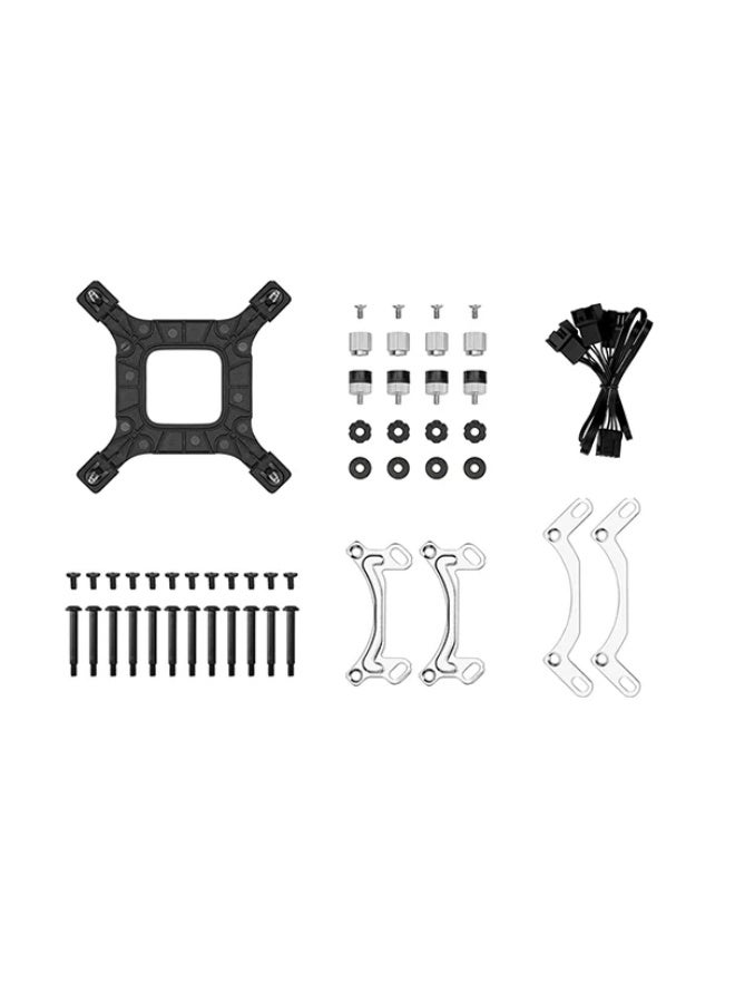 DEEPCOOL LE360 V2 – 360 mm ARGB Liquid CPU Cooler with Frosted Pump Head, Anti‑Leak Tech & Quiet 3‑Phase Pump—Compatible with Intel LGA1851/1700 and AMD AM5 in Sleek Black Finish - Image 5