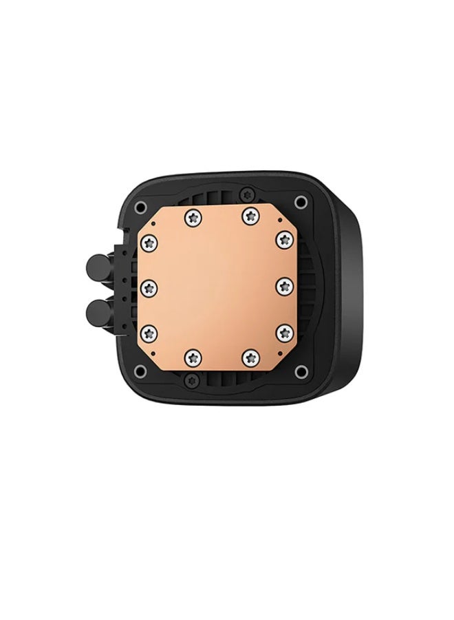 DEEPCOOL LE360 V2 – 360 mm ARGB Liquid CPU Cooler with Frosted Pump Head, Anti‑Leak Tech & Quiet 3‑Phase Pump—Compatible with Intel LGA1851/1700 and AMD AM5 in Sleek Black Finish - Image 2