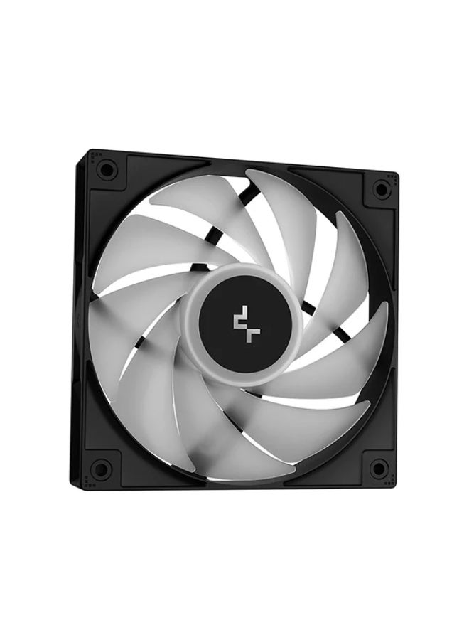 DEEPCOOL LE360 V2 – 360 mm ARGB Liquid CPU Cooler with Frosted Pump Head, Anti‑Leak Tech & Quiet 3‑Phase Pump—Compatible with Intel LGA1851/1700 and AMD AM5 in Sleek Black Finish - Image 3