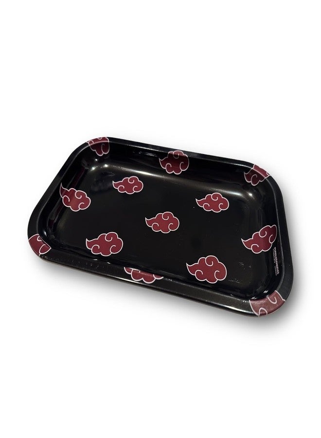 KOZUKI Premium Metal Rolling Tray - 11x7 inches, Gold Plated, Trendy Gifts, Serving Tray with Anime Design (Cloud) - Image 1