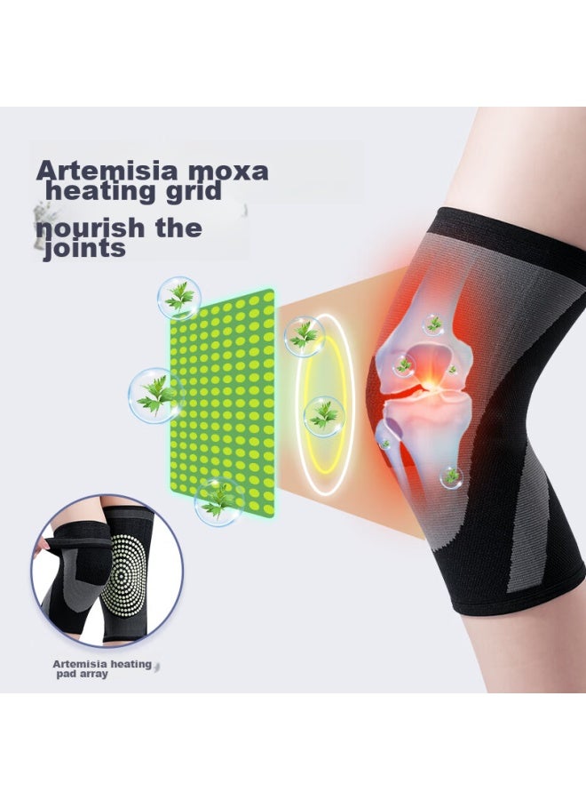 Fashuo Mugwort Self-heating Knee Brace, Warm, For Arthritis, Winter, Cold Legs, Cold Prevention, For Men And Women, Middle-aged And Elderly Specific - Image 1
