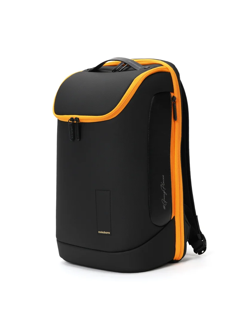 The Transit Backpack Medium 42cms - 20L Multipurpose Unisex Premiun Water Resistant Nylon Backpack with Luggage Sleeve Fits Upto 15'' Laptop (Crypto Sunray)
