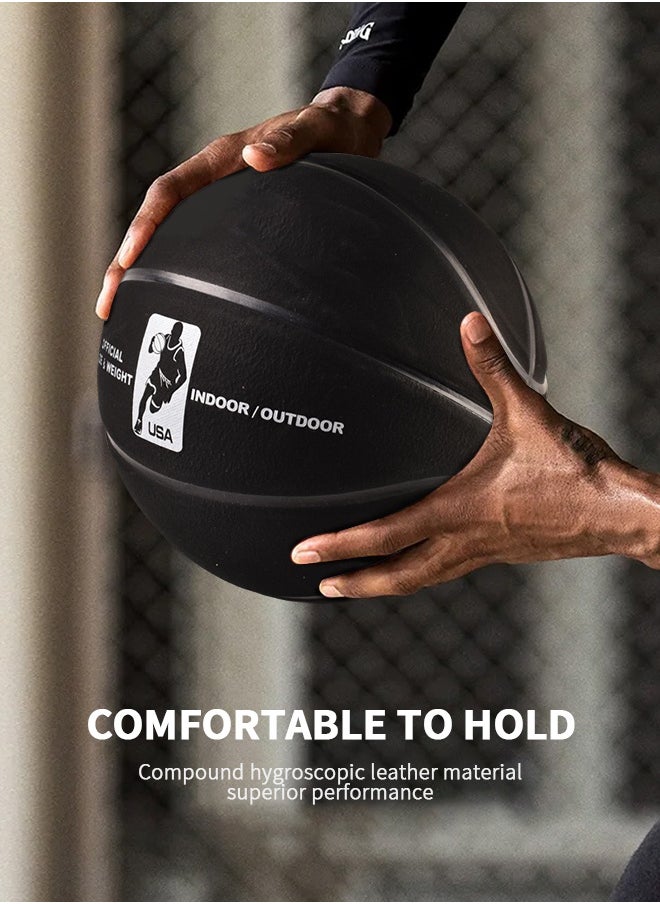 GROIC Basketball  Standard Offical Indoor Outdoor Basketball Leather Game Basketball Game Training Universal Basketball Outdoor Sports Goods  - Image 5