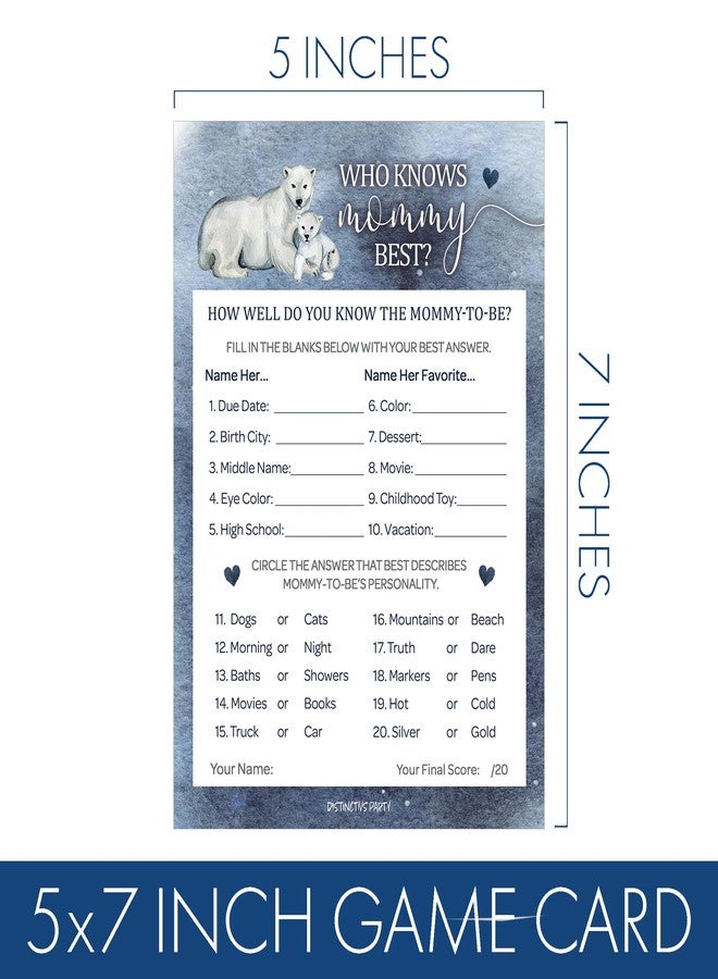 دسكتيكتفز ألعاب حفلة استقبال المولود الجديد الشتوية من ديستنكتيفز - لعبة "من يعرف الأم أكثر؟" ولعبة البحث عن الكلمات (مجموعة لعبتين) - 20 بطاقة، "الجو بارد بالخارج يا صغيري" - Image 5