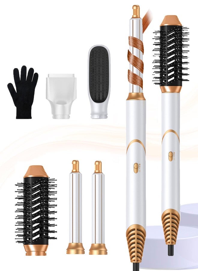 trylater Hair Dryer Brush with Detachable Air Styler,Negative Ionic Magic Hair Styler,Hot Air Brush - Image 1