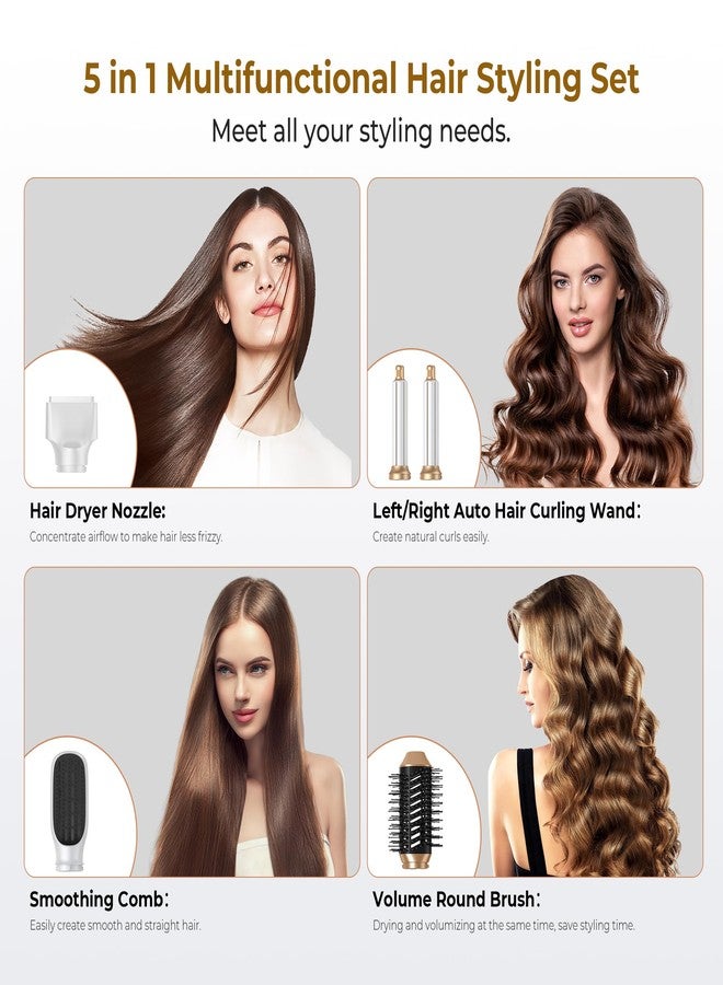trylater Hair Dryer Brush with Detachable Air Styler,Negative Ionic Magic Hair Styler,Hot Air Brush - Image 2