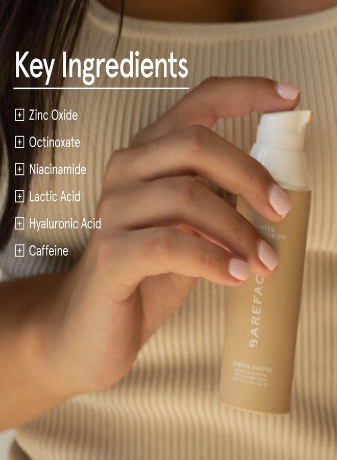 واقي شمس ملون من بيرفيسد بعامل حماية 50+ – واقي شمس واسع الطيف مع أكسيد الزنك والنياسيناميد وحمض الهيالورونيك – حماية من الأشعة فوق البنفسجية خالية من الزيوت، ترطيب ومكافحة الشيخوخة مع لون عالمي (60 مل) - Image 5