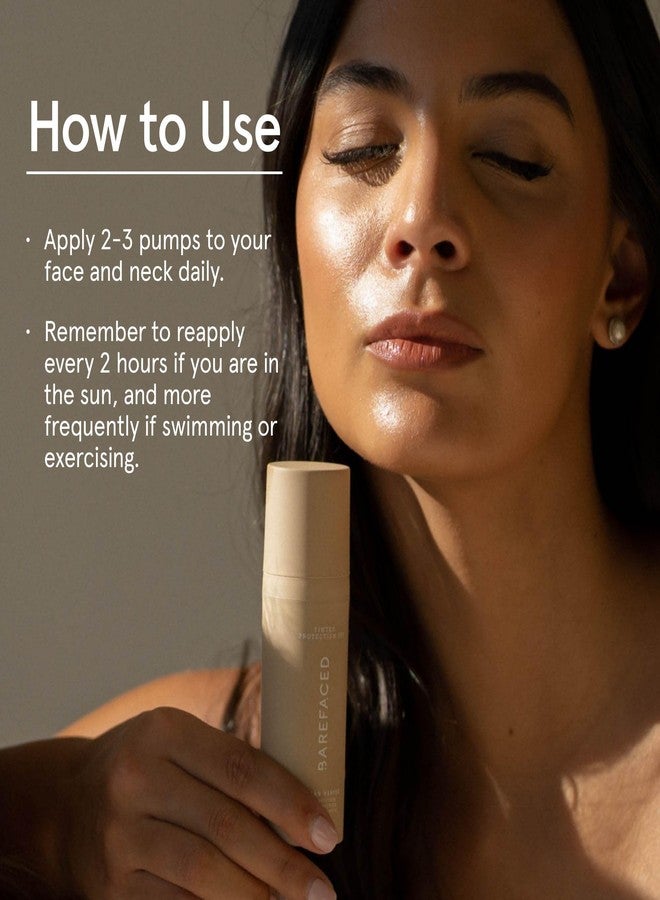 واقي شمس ملون من بيرفيسد بعامل حماية 50+ – واقي شمس واسع الطيف مع أكسيد الزنك والنياسيناميد وحمض الهيالورونيك – حماية من الأشعة فوق البنفسجية خالية من الزيوت، ترطيب ومكافحة الشيخوخة مع لون عالمي (60 مل) - Image 4