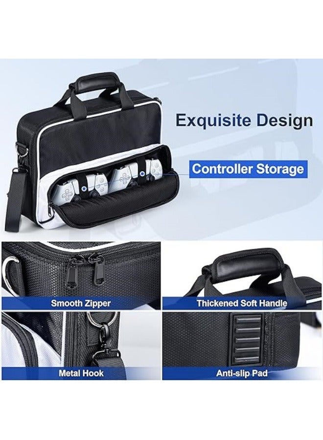 PlayStation 5 console carrying case (Slim), PlayStation 5 Slim Protective Travel Case, Large-capacity storage bag compatible with new PS5 Slim Discs and Digital Edition (not available on PS5) in 2023 - Image 3