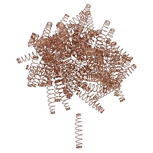 BQLZR Piano Keys Spring Golden Copper Jack Wire Spring For Upright Piano Repair Part Replacement Pack of 90 - Image 1
