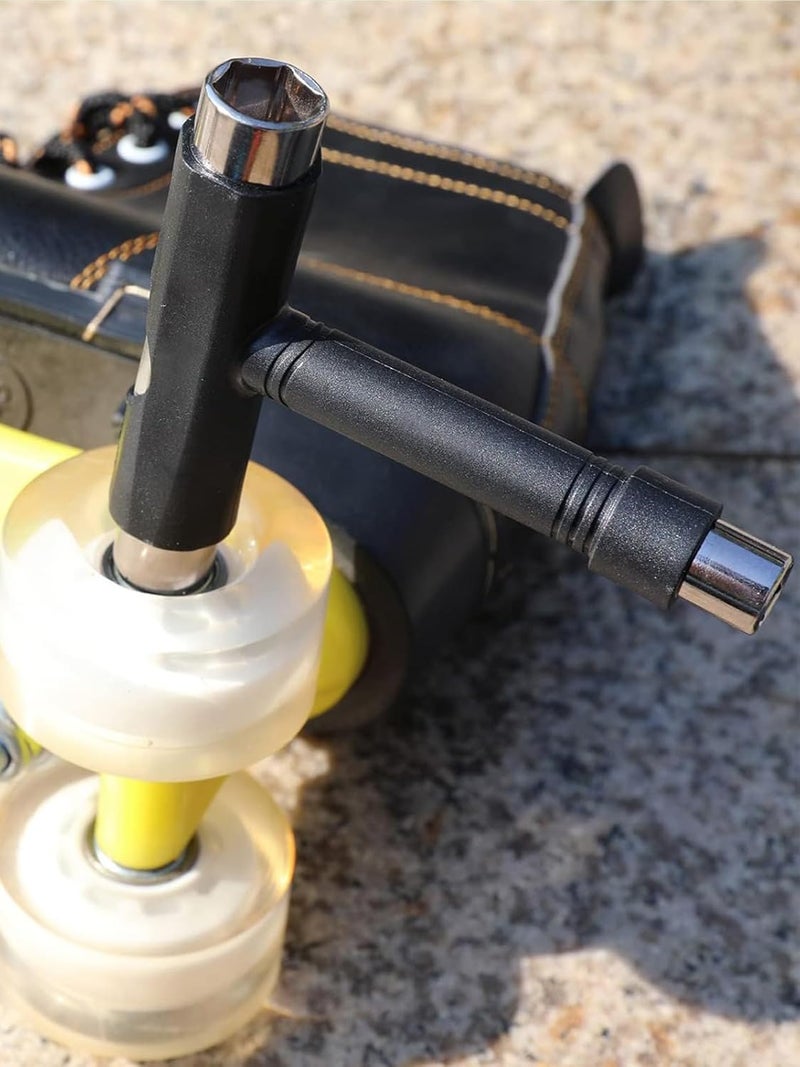 Multi-Function Portable Skateboard T Tool with T-Type Allen Key and L-Type Phillips Head Wrench - Image 3