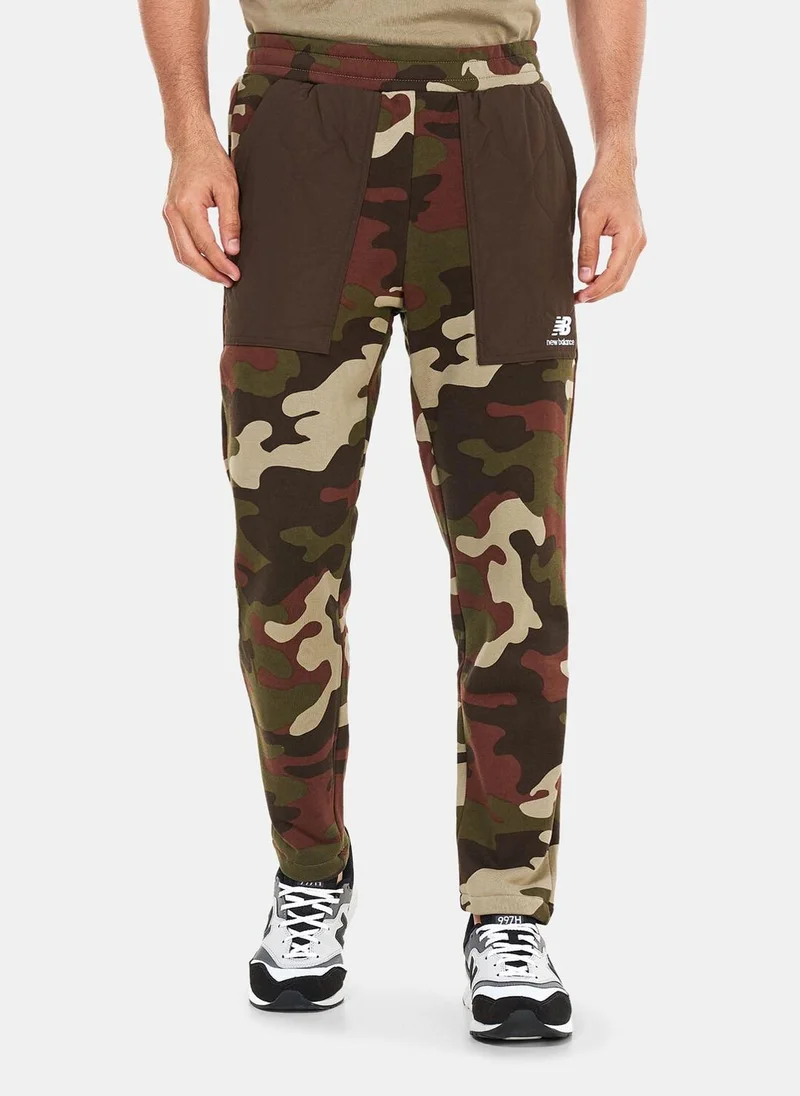 New Balance Men's Athletics Camo Fleece Pants