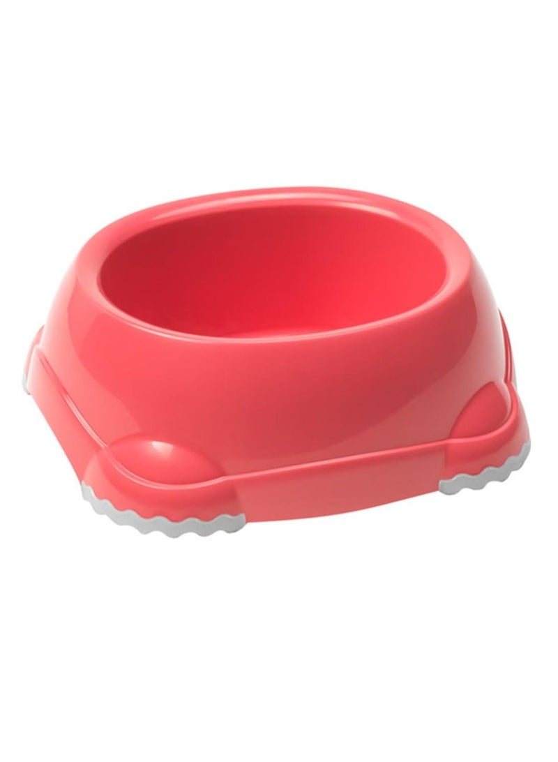 Moderna Smarty Bowl for Pets, 315ml Spicy Coral  Food & Water Dish | Compact & Durable | 15.2 x 13.5 x 5.3 cm