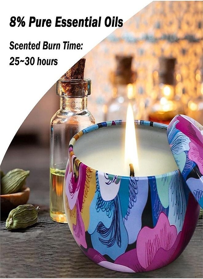 Generic - Luxury Scented Candles Gift Set Aroma Tin Jar Natural Soy Wax - Image 1