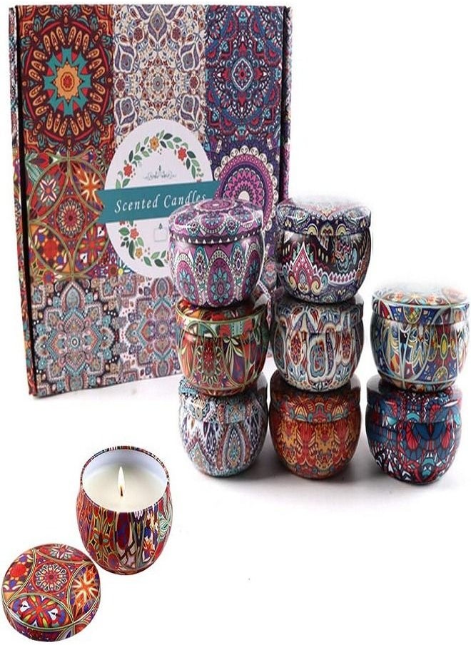 Generic - Luxury Scented Candles Gift Set Aroma Tin Jar Natural Soy Wax - Image 1