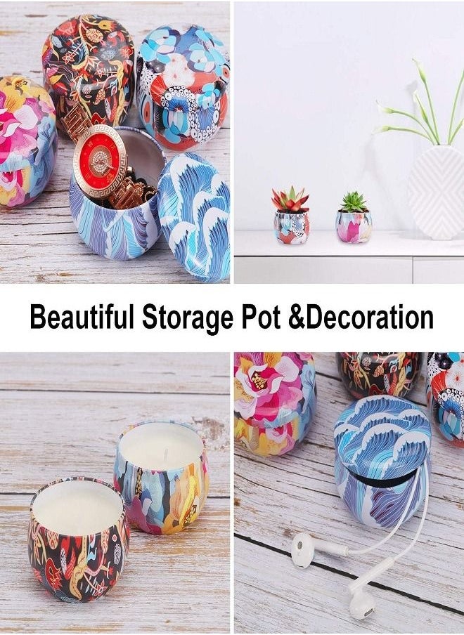 Generic - Luxury Scented Candles Gift Set Aroma Tin Jar Natural Soy Wax - Image 1