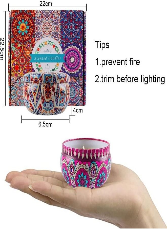 Generic - Luxury Scented Candles Gift Set Aroma Tin Jar Natural Soy Wax - Image 1