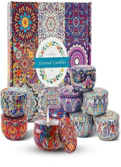 Luxury Scented Candles Gift Set Aroma Tin Jar Natural Soy Wax