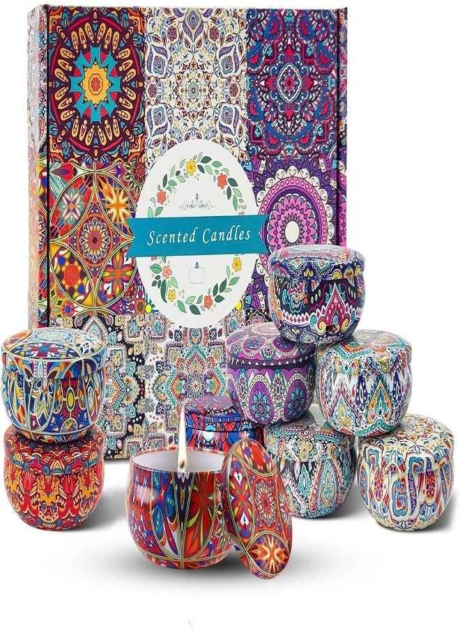 Generic - Luxury Scented Candles Gift Set Aroma Tin Jar Natural Soy Wax - Image 1