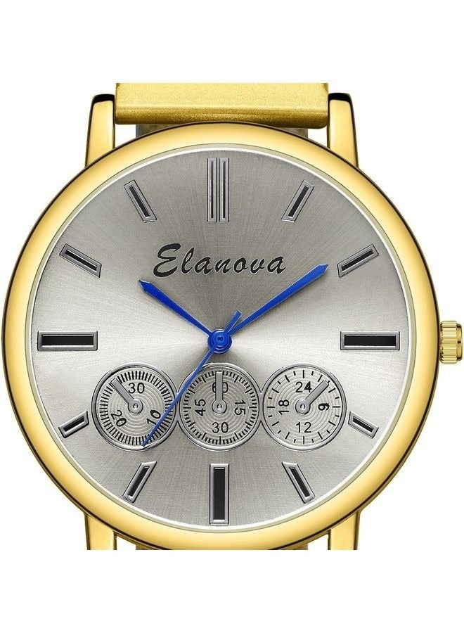 إيلانوفا ساعة يد كاجوال بتصميم عصري. للرجال - Image 2