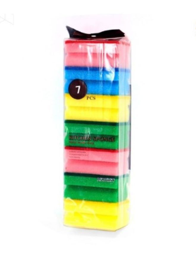 Set of 7 cleaning sponges