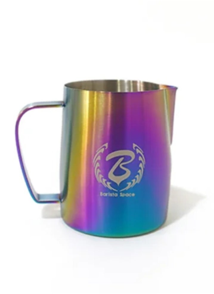 Stainless Steel Milk Pitcher - 350ml Capacity, Milk Jug Ideal for Latte Art, Easy Frothing and Pouring, Color – Rainbow. - pzsku/Z8E4A15591CA48002730AZ/45/_/1733814428/a915c1f3-4fdb-4289-93d4-48871dbe77f8